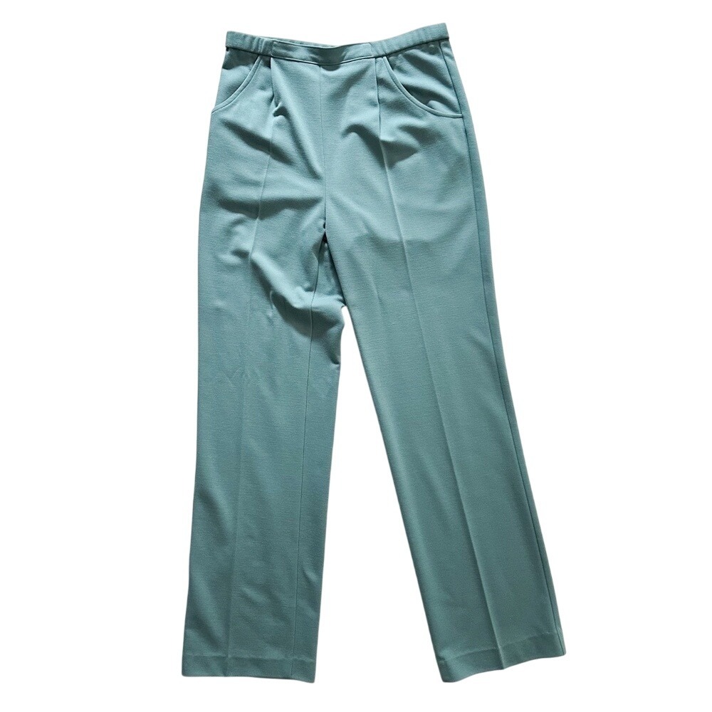 Vintage‎ 1970s Beatriz Trousers Teal - Marked Size 10 (Modern S/M)